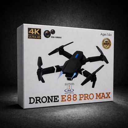 Dron Profesional E88 4K UltraFly + 2 Baterías Adicionales | ¡Vuela sin límites!