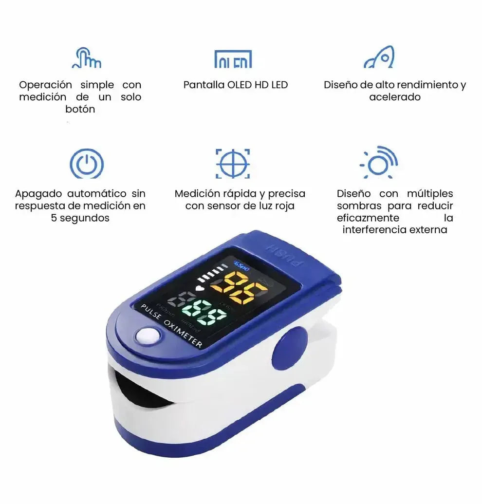 Tensiómetro Digital + Oxímetro de Pulso | ¡Controla tu salud desde casa!