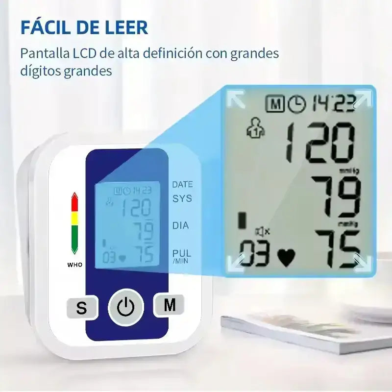 Tensiómetro Digital + Oxímetro de Pulso | ¡Controla tu salud desde casa!