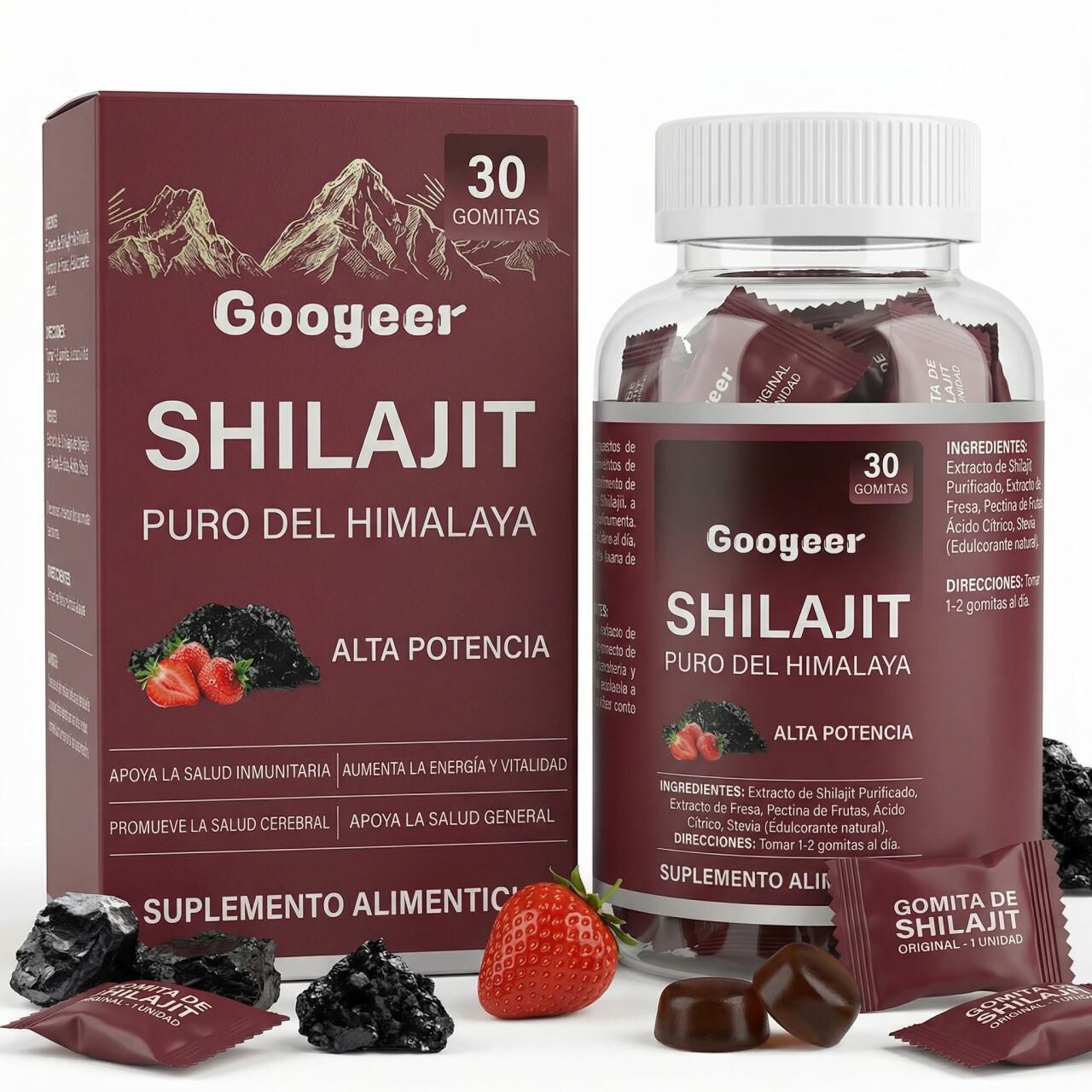 SHILAJIT GOOYEER (120 CÁPSULAS) | ¡Máxima potencia en tu mejor momento!