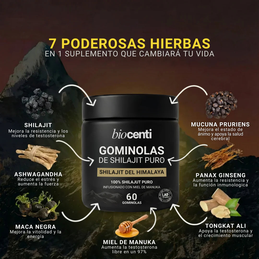7 hierbas en un suplemento